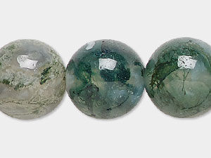 Moss Agate Beads